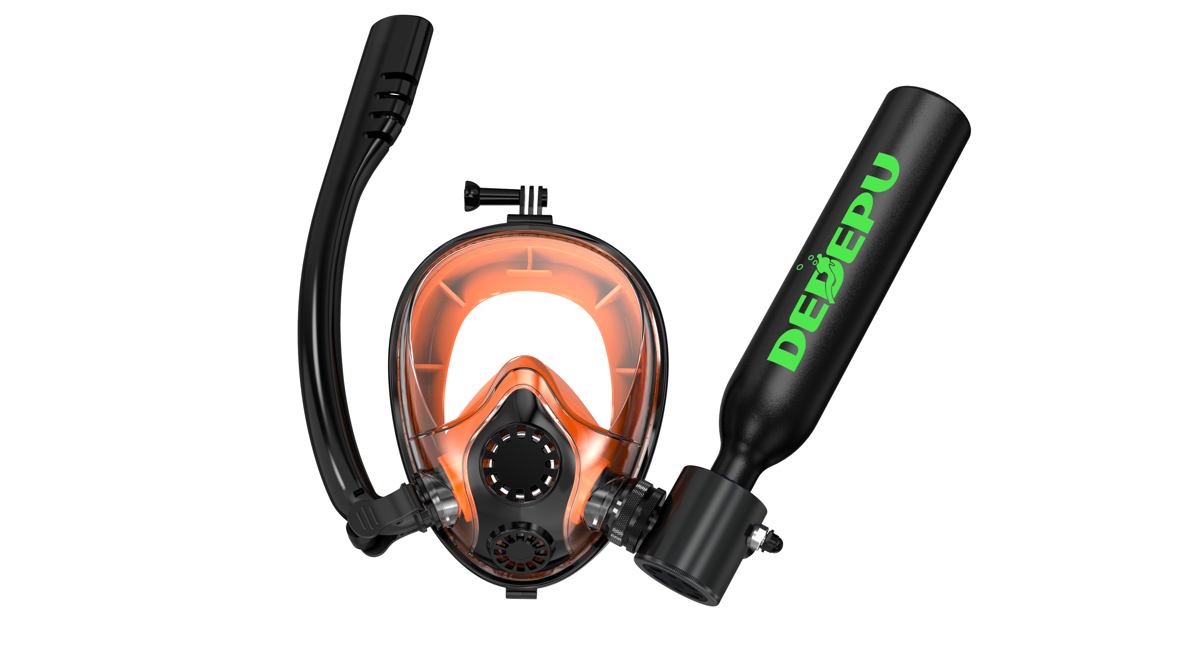 DEDEPU S3000 0.5L Mini Scuba Tank with Mask