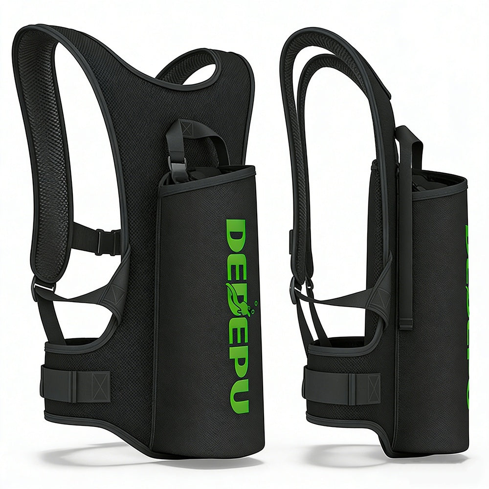 D600 2.3L scuba tank backpack
