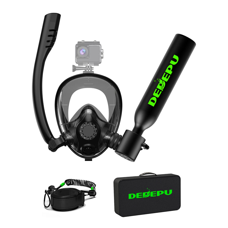 DEDEPU S3000 0.5L Mini Scuba Tank with Mask