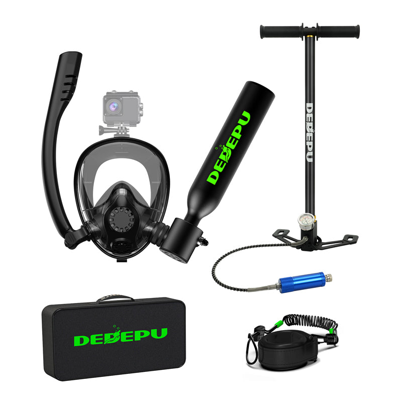 DEDEPU S3000 0.5L Mini Scuba Tank with Mask