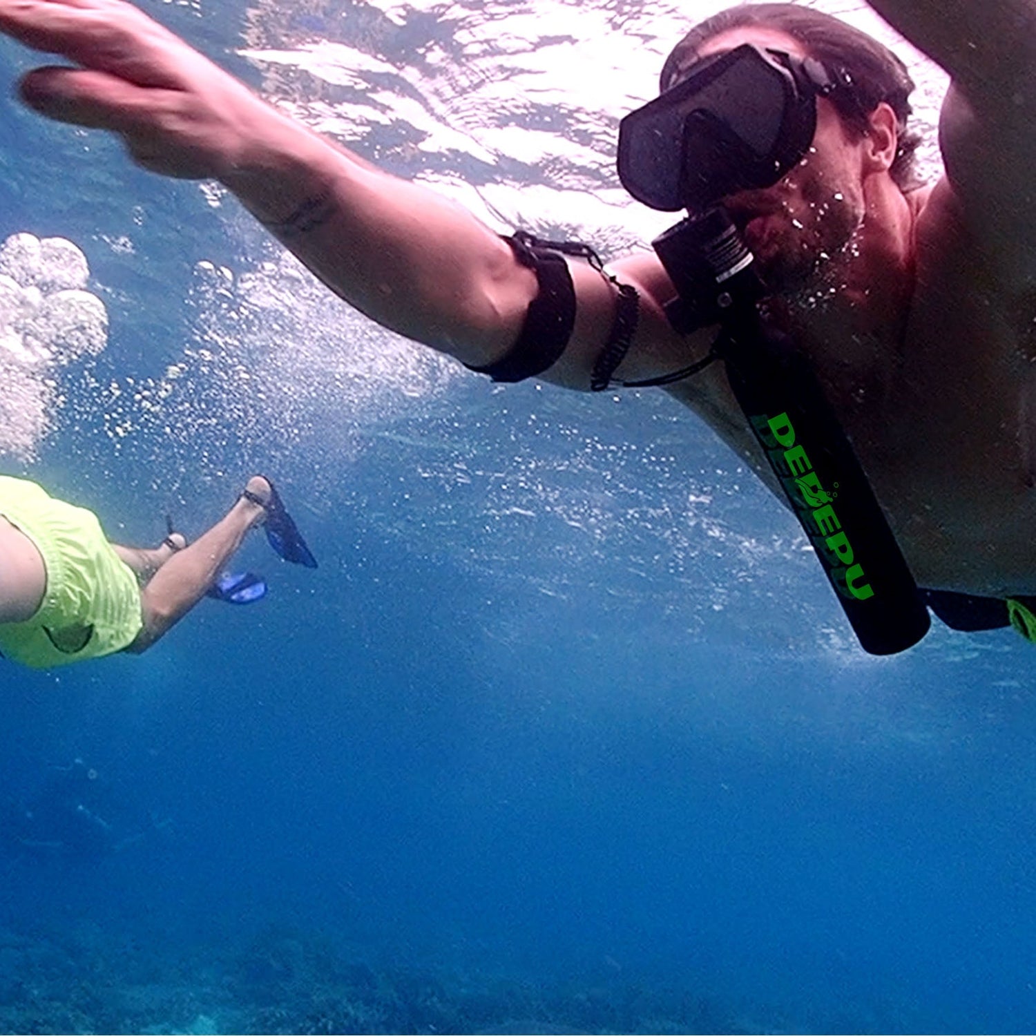 How long does a mini scuba tank last?