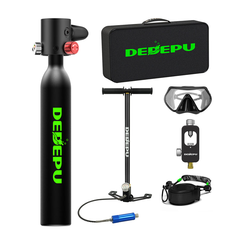 DEDEPU S3000 0.5L Mini Scuba Tank | DOT-CE Certified Portable Air Supply