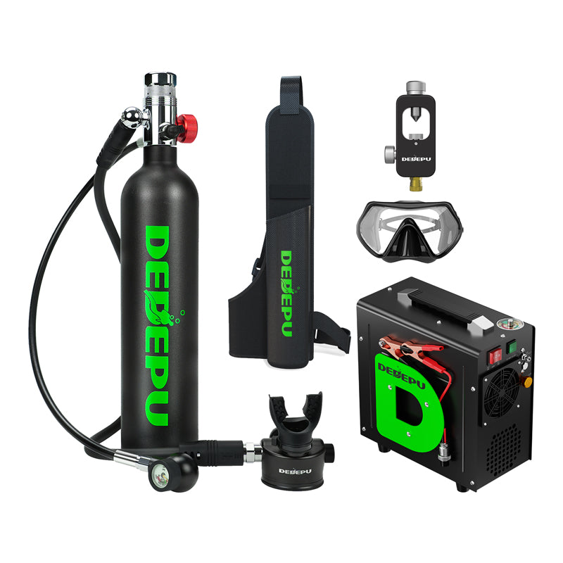 DEDUPU S5000 Small Diving Tank: Compact, Reusable, 1L Capacity