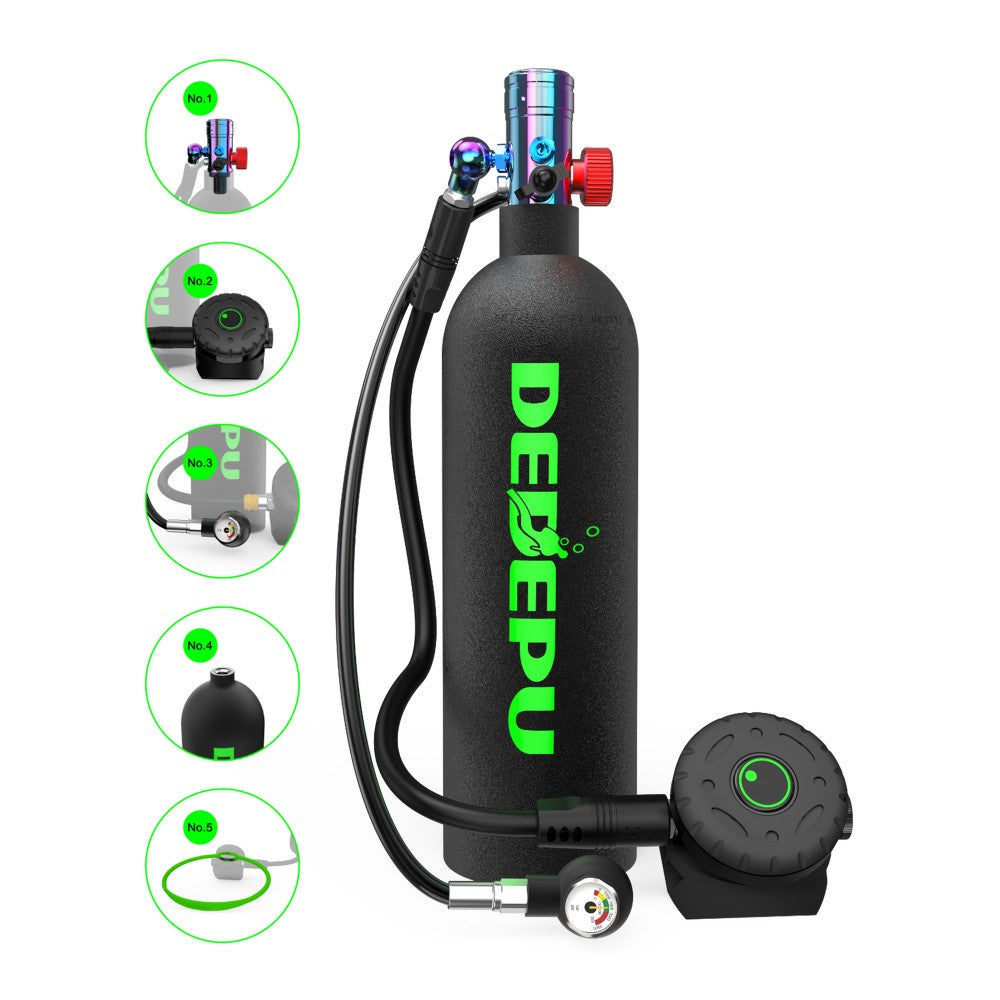 DEDEPU D600 2.3L Mini Scuba Tank