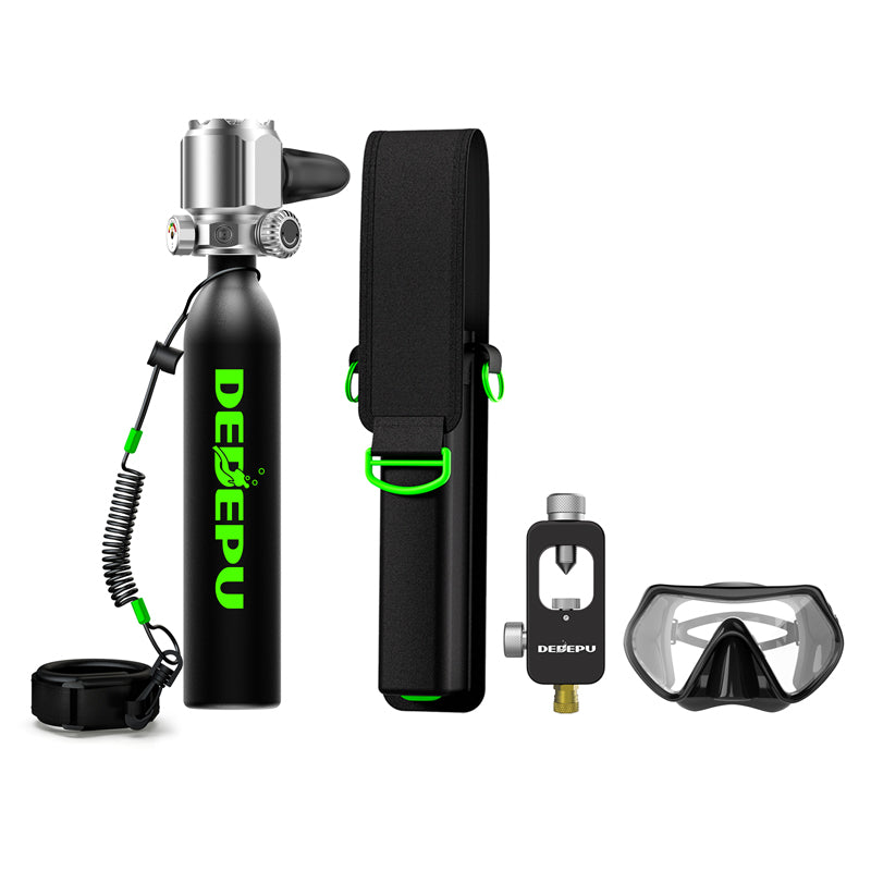 DEDEPU T3000 0.5L Scuba Tank Upgraded Titanium Alloy Breathing Valve