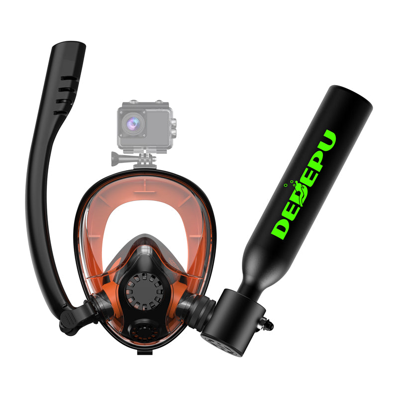 DEDEPU S3000 0.5L Mini Scuba Tank with Mask