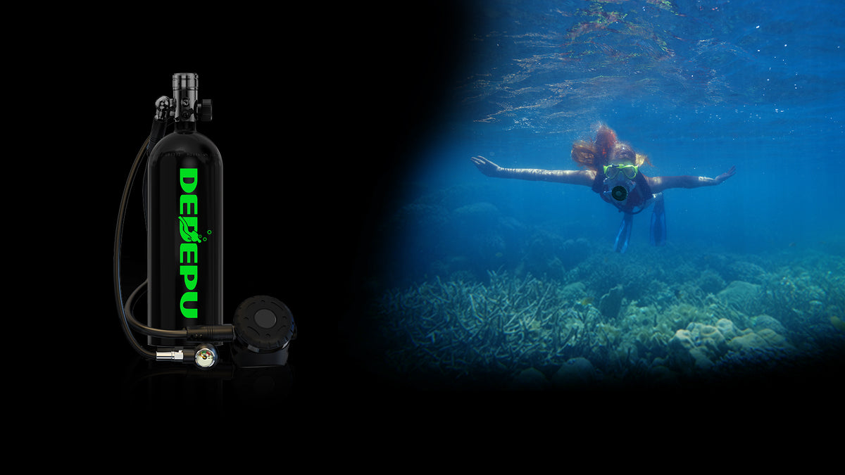 Mini Scuba Tank | Lightweight Portable Diving Cylinders | DedepuDive