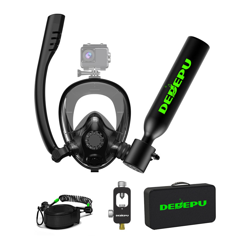DEDEPU S3000 0.5L Mini Scuba Tank with Mask