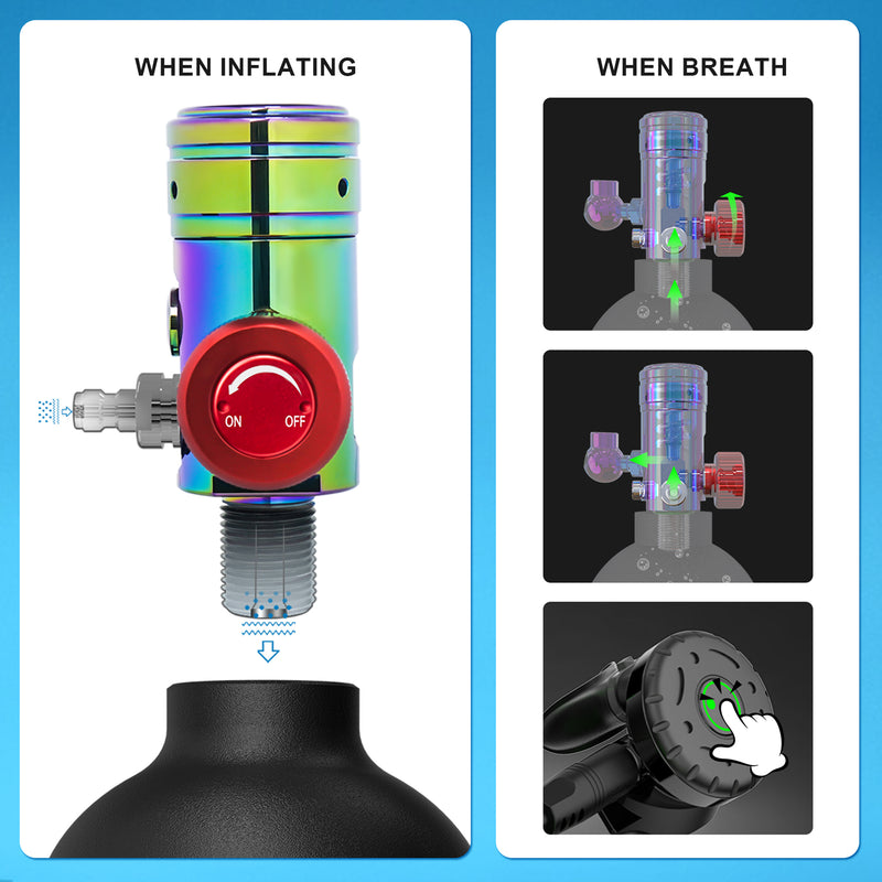 High-performance scuba tank
