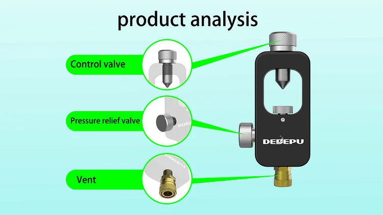 DEDEPU Watersport Scuba Tank Refill Air Conduction Adapter