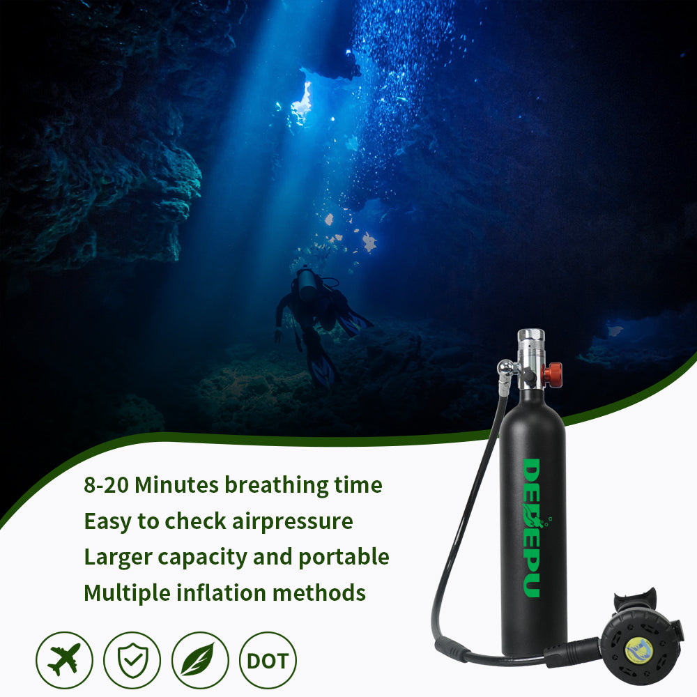 DEDEPU  S5000 1L Scuba Diving Tank