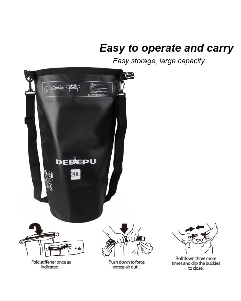 DEDEPU Outdoor diving waterproof bag with large capacity of 20L